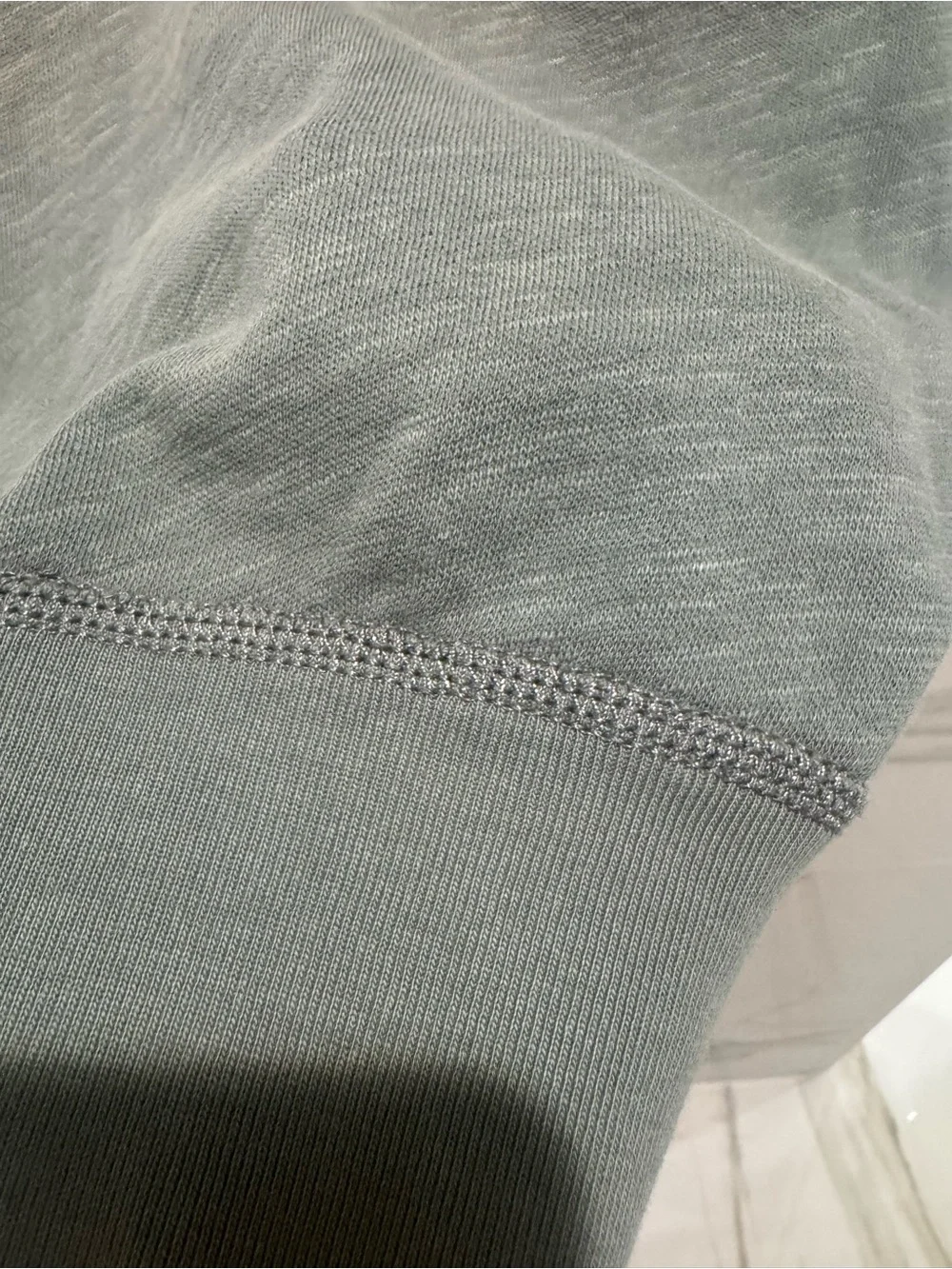 J. Crew Olive Green Crewneck Sweater with Chest Pocket